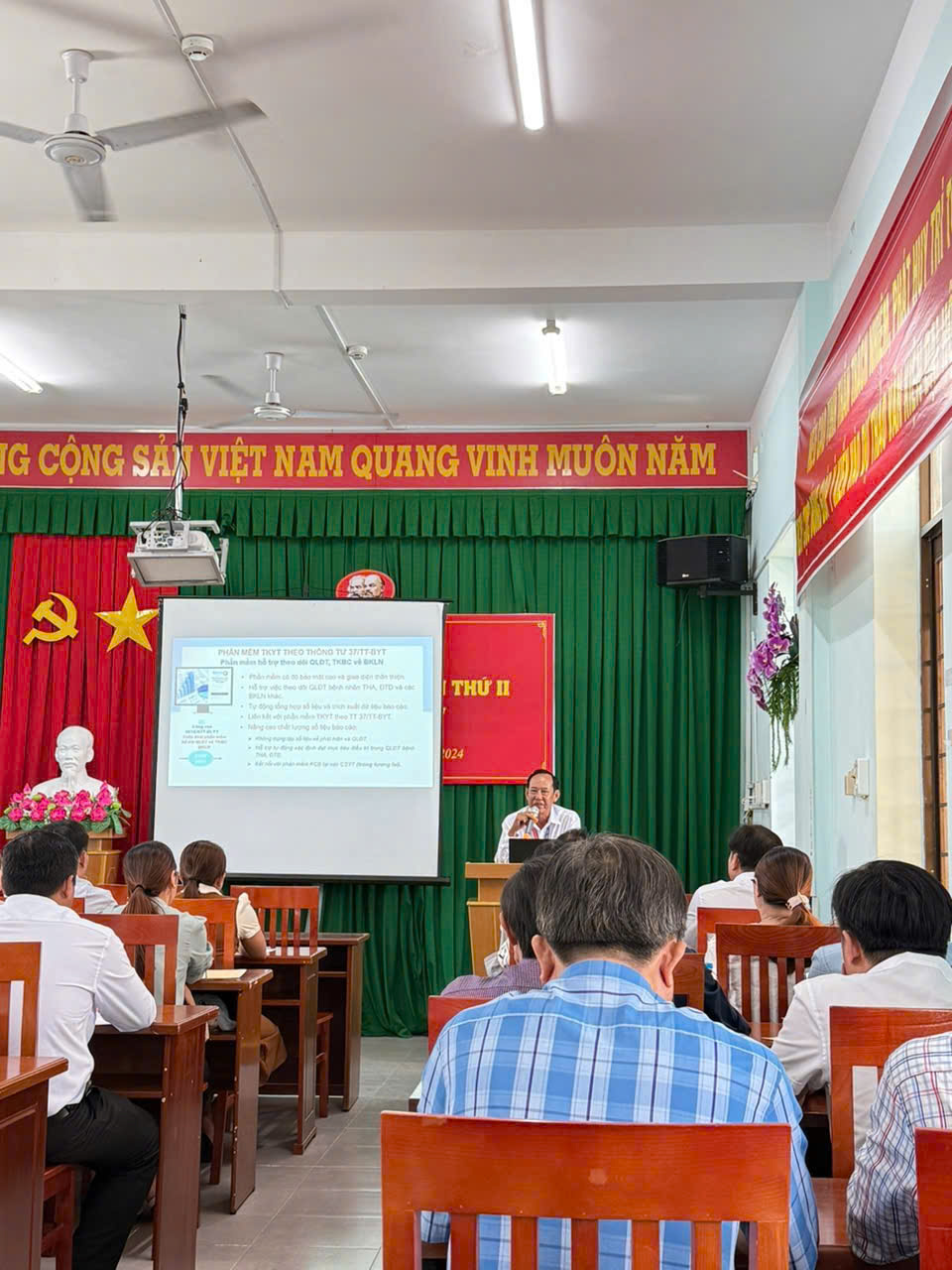 Tập huấn thống kê báo cáo hoạt động phòng chống bệnh không lây nhiễm