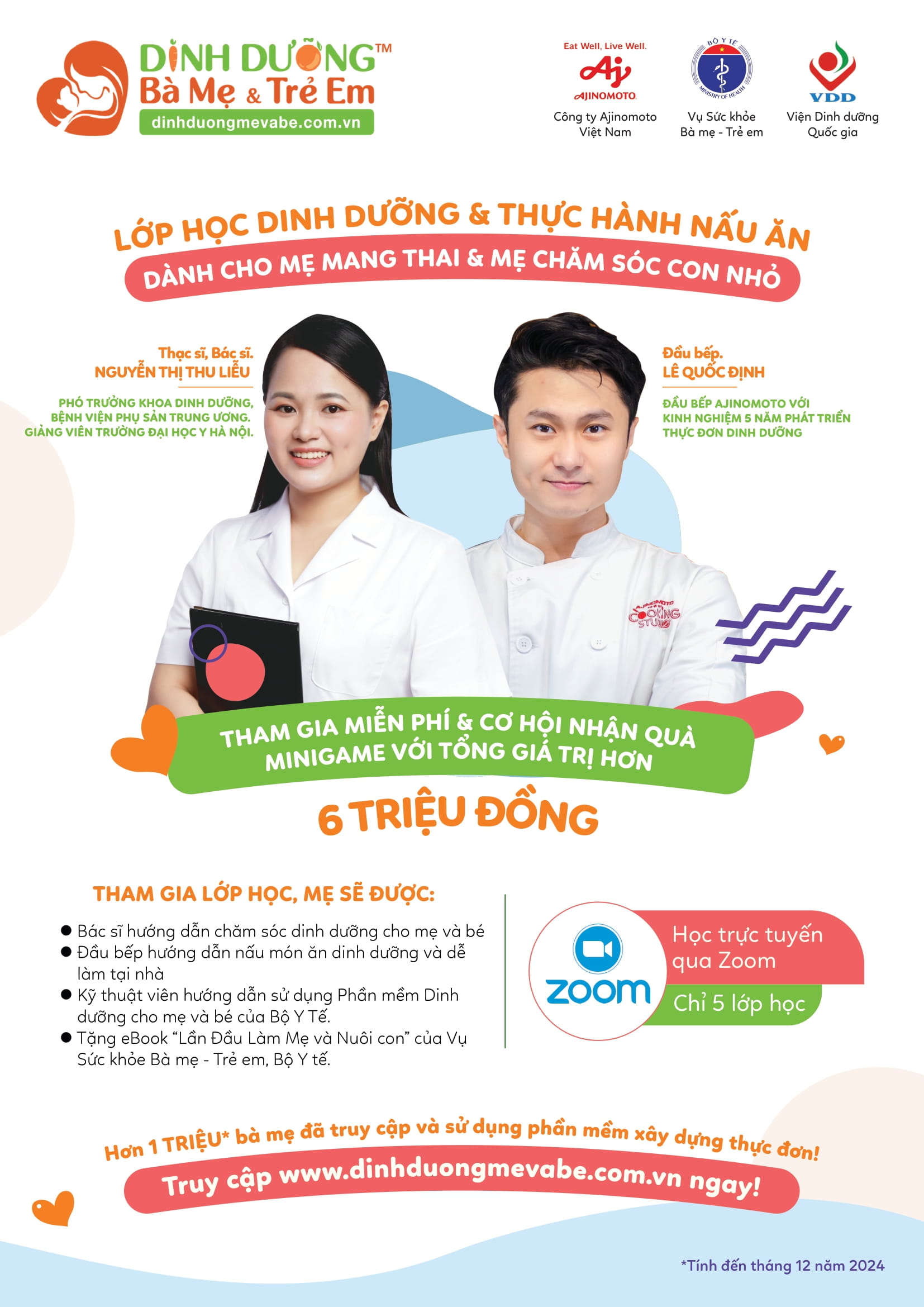 Tập huấn phần mềm “Xây dựng thực đơn cân bằng dinh dưỡng cho phụ nữ mang thai, bà mẹ cho con bú và trẻ em”