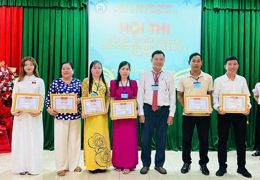 Trung tâm Y tế huyện Mỹ Tú tổ chức Hội thi Dân số  - Truyền thông và giáo dục sức khỏe